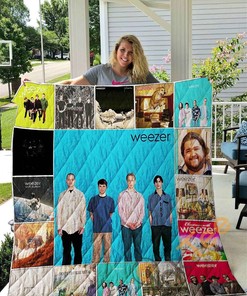 Personalized Weezer Quilt And Pillowcase Bedding Set