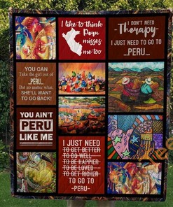 Peru Quilt Blanket Bedding Set With Pilliwcases Option
