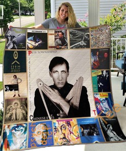 Pete Townshend Tribute Quilt Blanket Bedding Set with 2 Pillowcases