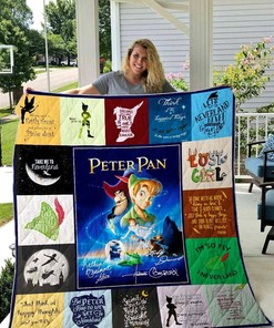 Peter Pan Neverland Blanket Gift For Fans Cartoon Movie Quilt