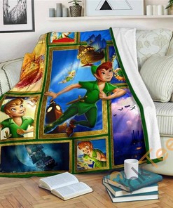Peter Pan Sherpa Fleece Blanket Gifts for Family, for Couple