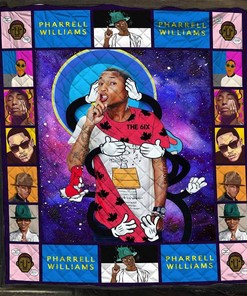 Pharrell Williams Albums Blanket Happy Song Gift For Lovers Quilt
