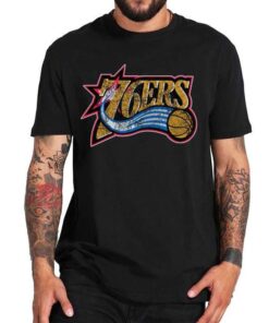 Philadelphia 76Ers Logo Vintage T-Shirt