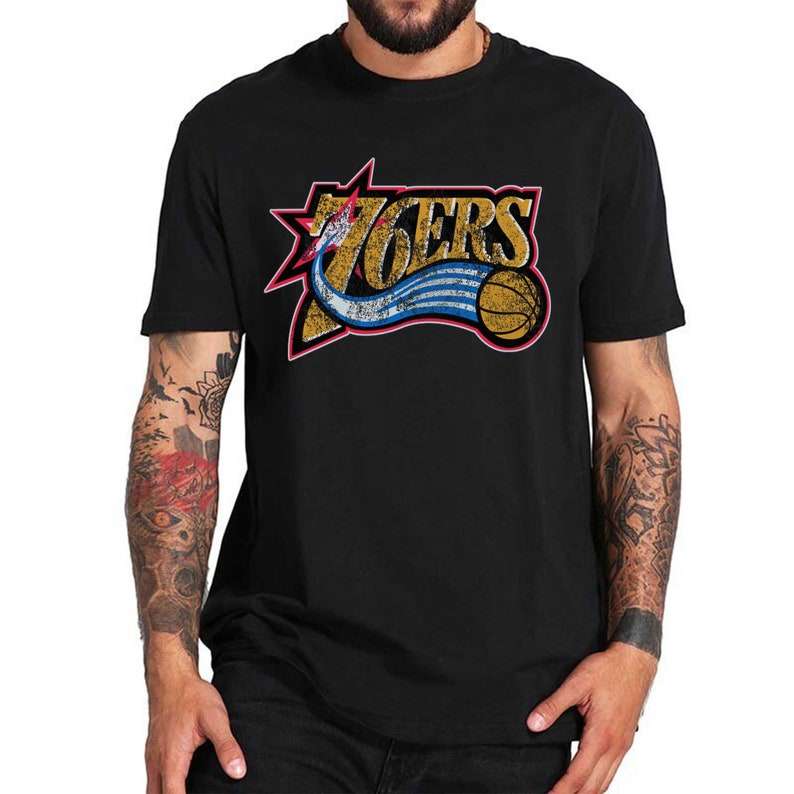 Philadelphia 76Ers Logo Vintage T-Shirt