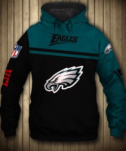 Philadelphia Eagles 3D Skull Hoodie Pullover Zip Hoodie for Fans