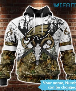Philadelphia Eagles Camo Hoodie 3D Deer Skull Forest Pattern Custom Philadelphia Eagles Gift