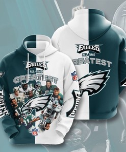 Philadelphia Eagles Custom Sport All Over Print Hoodie 3D 4