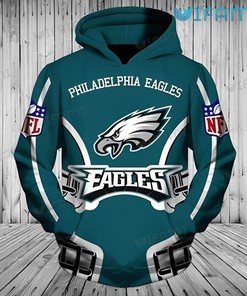 Philadelphia Eagles Hoodie 3D Logo Philadelphia Eagles Gift