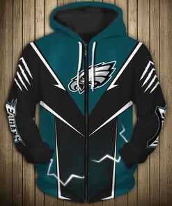 Philadelphia Eagles Hoodie Lightning Graphic Gifts for Fans