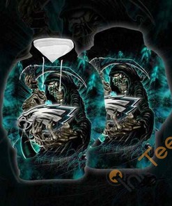 Philadelphia Eagles Life Reaper Hoodie 3d