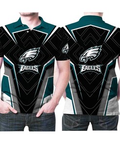 Philadelphia Eagles Nfl American Football Logo Team Polo Shirt
