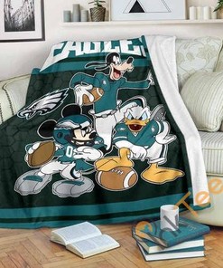 Philadelphia Eagles Team Sherpa Fleece Blanket Gifts for Family, for Couple