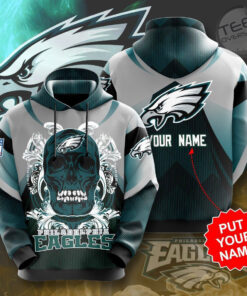 Philadelphia Eagles hoodie 3D, NFL Clothes