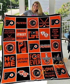 Philadelphia Flyers Quilt Blanket Bedding Set