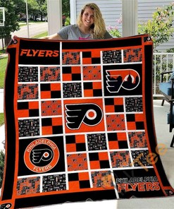Philadelphia Flyers V2 Quilt Blanket Bedding Set