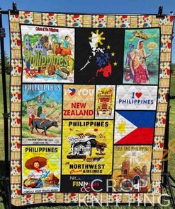 Philippines 3 Quilt Blanket Bedding Set