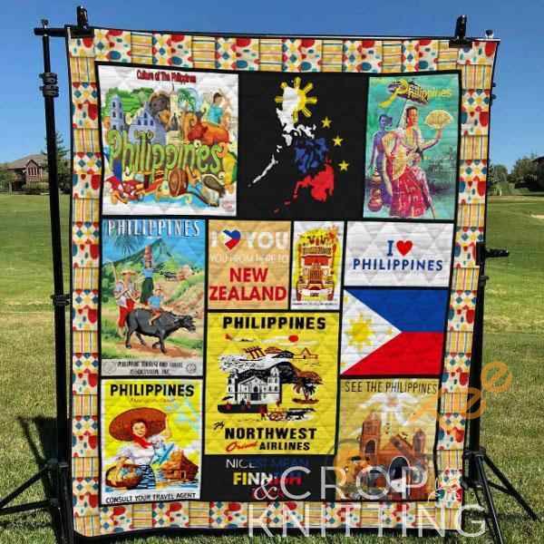 Philippines 3 Quilt Blanket Bedding Set
