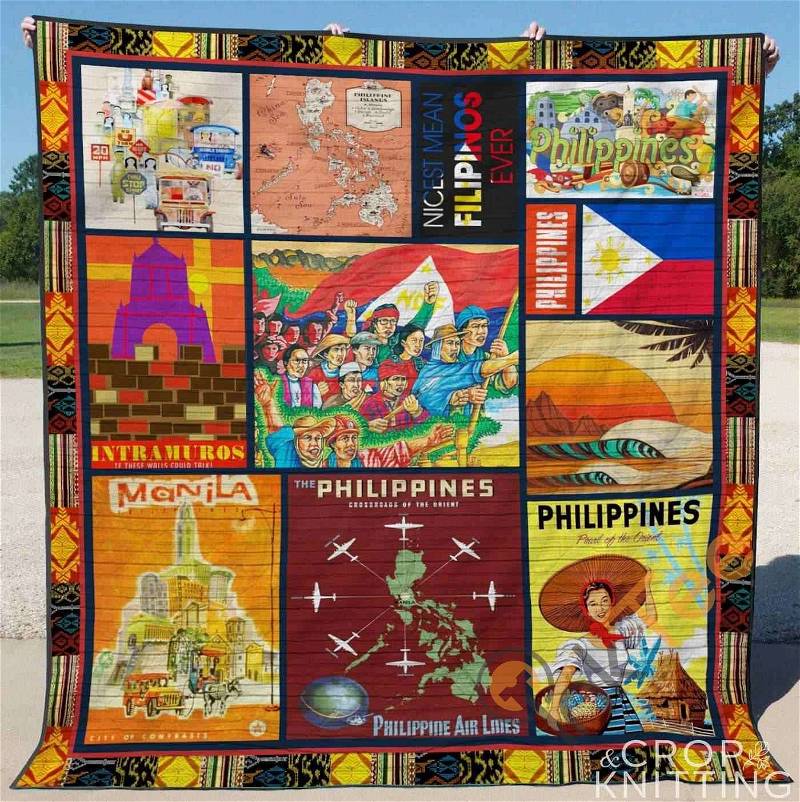 Philippines 4 Quilt Blanket Bedding Set