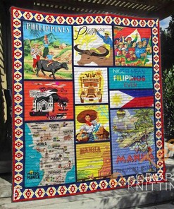 Philippines 6 Quilt Blanket Bedding Set