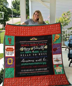Phoebe's Christmas Song F.R.I.E.N.D.S Collection Quilt Blanket Bedding Set