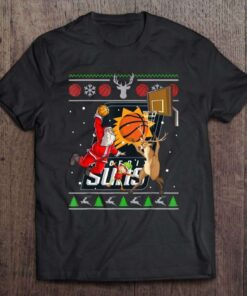 Phoenix Suns Snowtorious Basketball Christmas T-Shirt