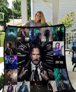 Photography John Wick Poster Quilt Blanket Bedding Set
