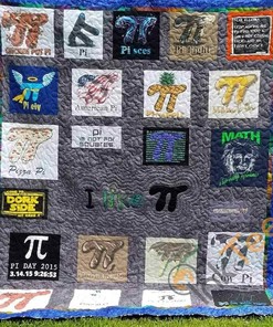 Pi Is Not For Squares Quilt Blanket Bedding Set
