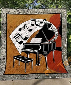 Piano 2 Quilt Blanket Bedding Set