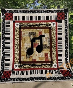 Piano V1 Quilt Blanket Bedding Set