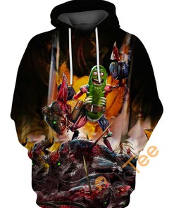 Pickle Rick Sport All Over Print Hoodie 3D