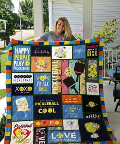 Pickleball I Was Playing Pickleball Before I Was Cool Quilt Blanket Bedding Set