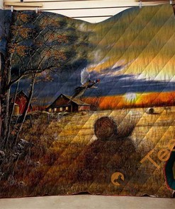 Picture Farmer Beautiful Quilt Blanket Bedding Set