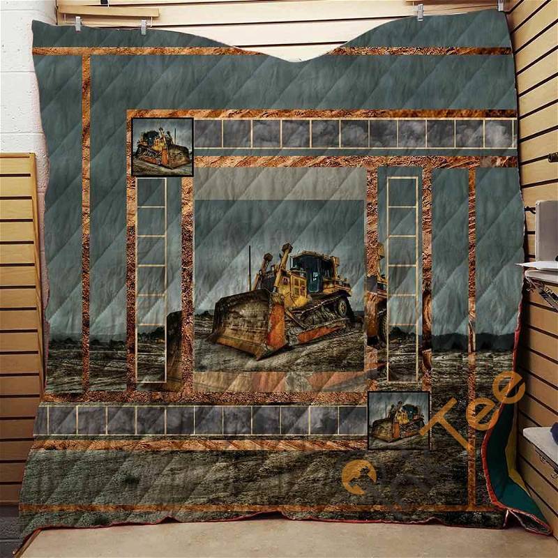 Picture Heavy Equipment Operator Beautiful Quilt Blanket Bedding Set