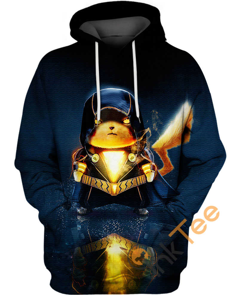 Pikachu Black Adam Hoodie 3D
