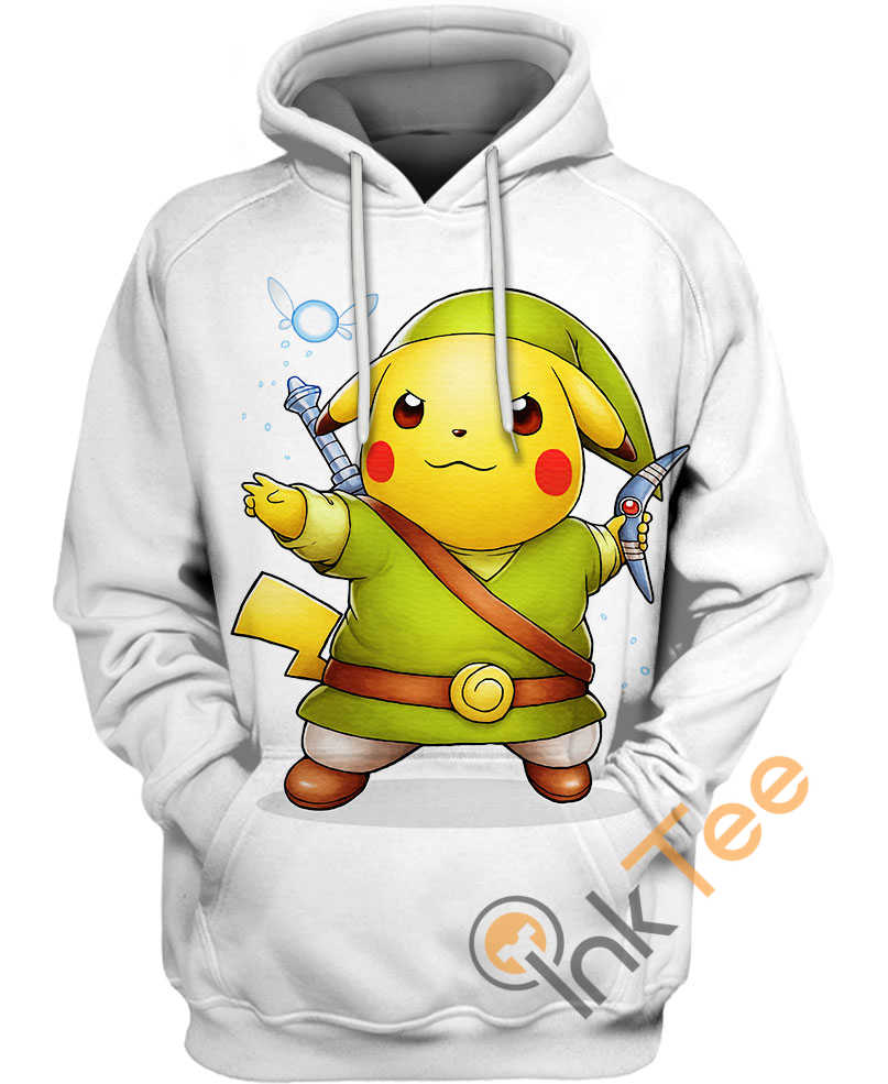 Pikachu Cosplay Hoodie 3D
