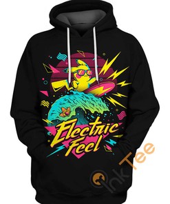 Pikachu Electrical Feel Hoodie 3D