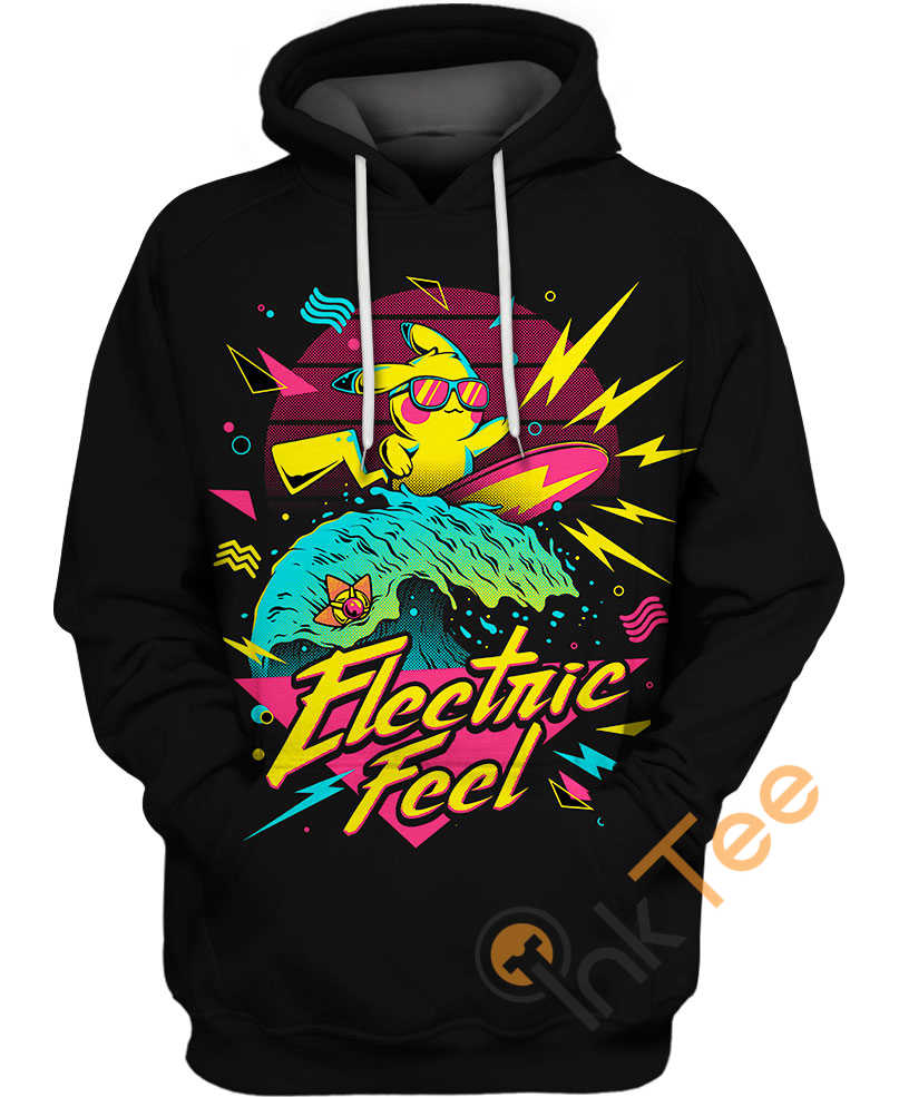 Pikachu Electrical Feel Hoodie 3D