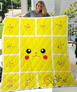 Pikachu Quilt Blanket Bedding Set