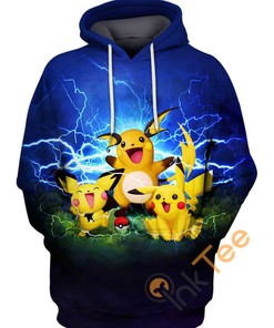 Pikachu Transformation Hoodie 3D