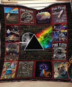 Pink Floyd Album Collage Quilt Blanket Bedding Set