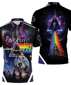 Pink Floyd Albums Mashup Dark Side Of The Moon 3D All Over Print Polo Shirt