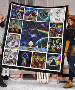 Pink Floyd Dark Side Of Moon Snoopy Funny Quilt