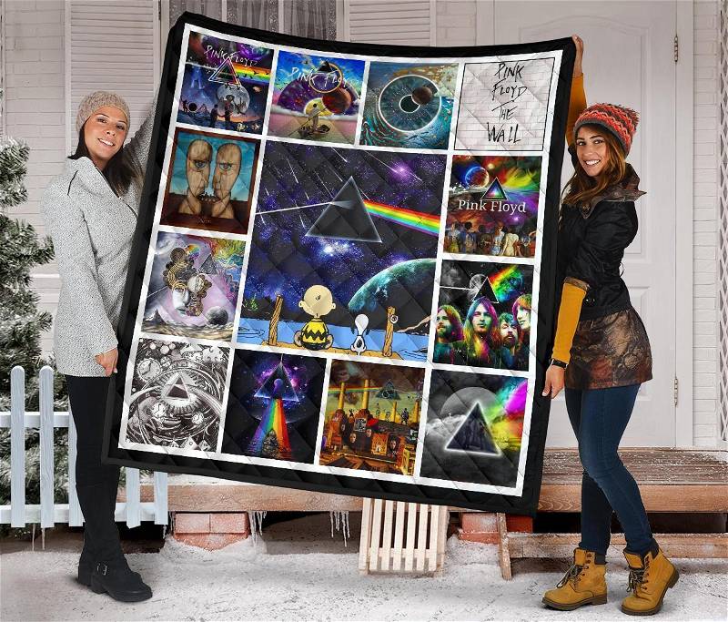 Pink Floyd Dark Side Of Moon Snoopy Funny Quilt