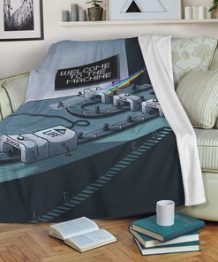 Pink Floyd Fleece Blanket Gift For Fan, Quilt Blanket Bedding Set Gift