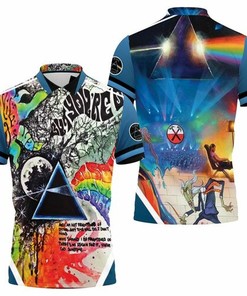 Pink Floyd Graffiti Wall 3D All Over Print Polo Shirt
