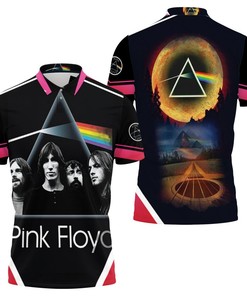 Pink Floyd Logo Member Pop 3D All Over Print Polo Shirt