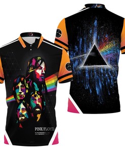 Pink Floyd Rainbow Popart 3D All Over Print Polo Shirt