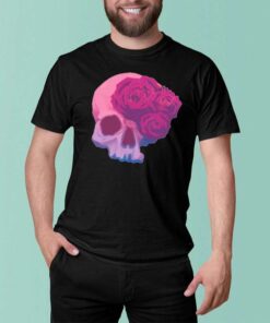 Pink Goth Skull T-Shirt