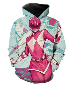Pink Power Ranger Power Ranger Hoodie 3D