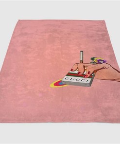 Pink Sherpa Fleece Blanket Gifts for Family, for Couple